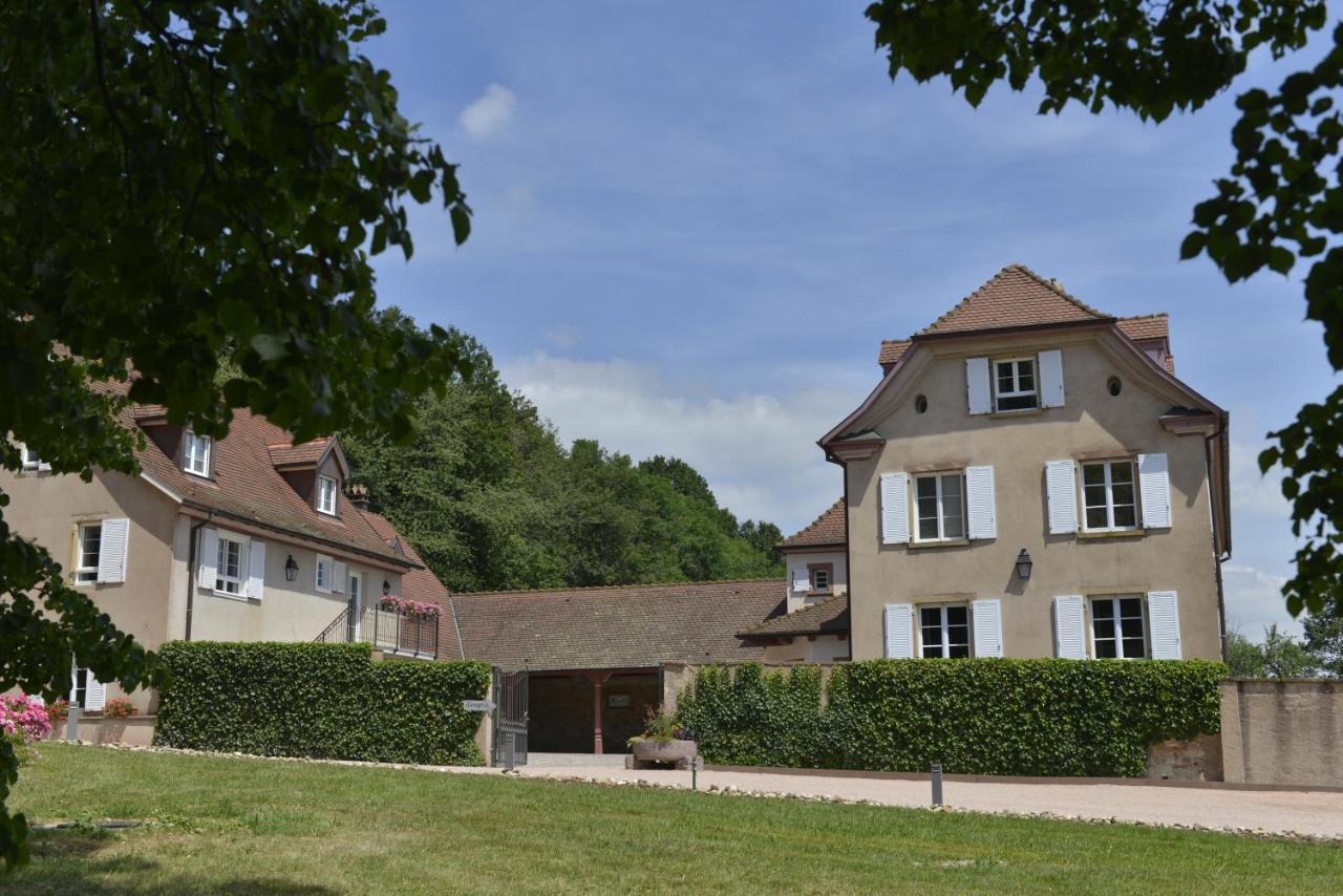 Maison D'Hotes Les Jardins De Madeleine Bernardville Bagian luar foto